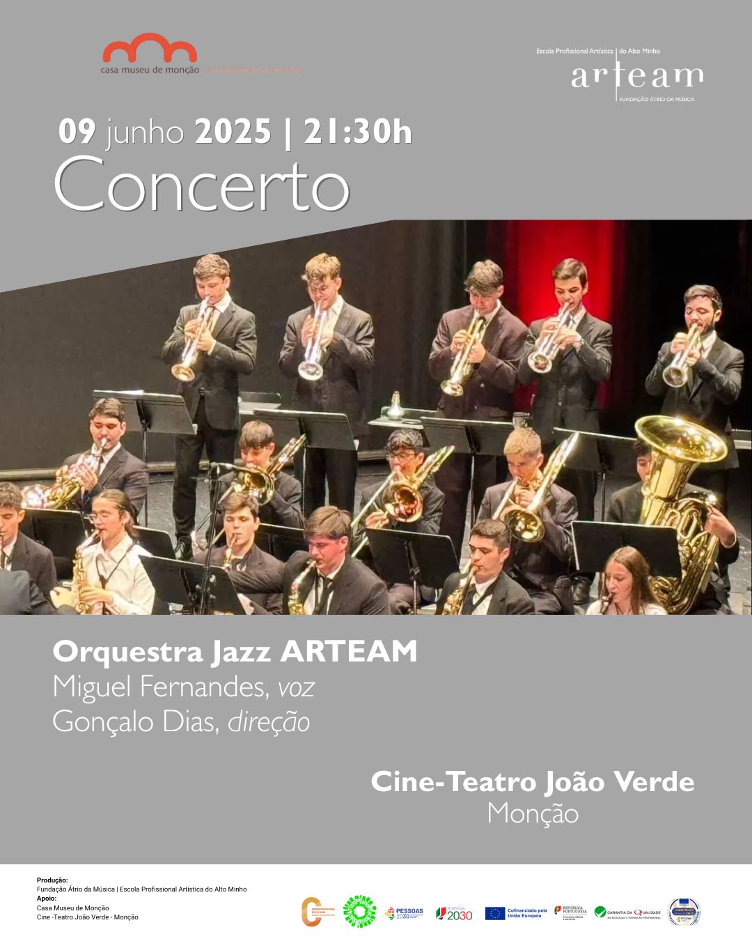 Orquestra Jazz ARTEAM atua em Monção