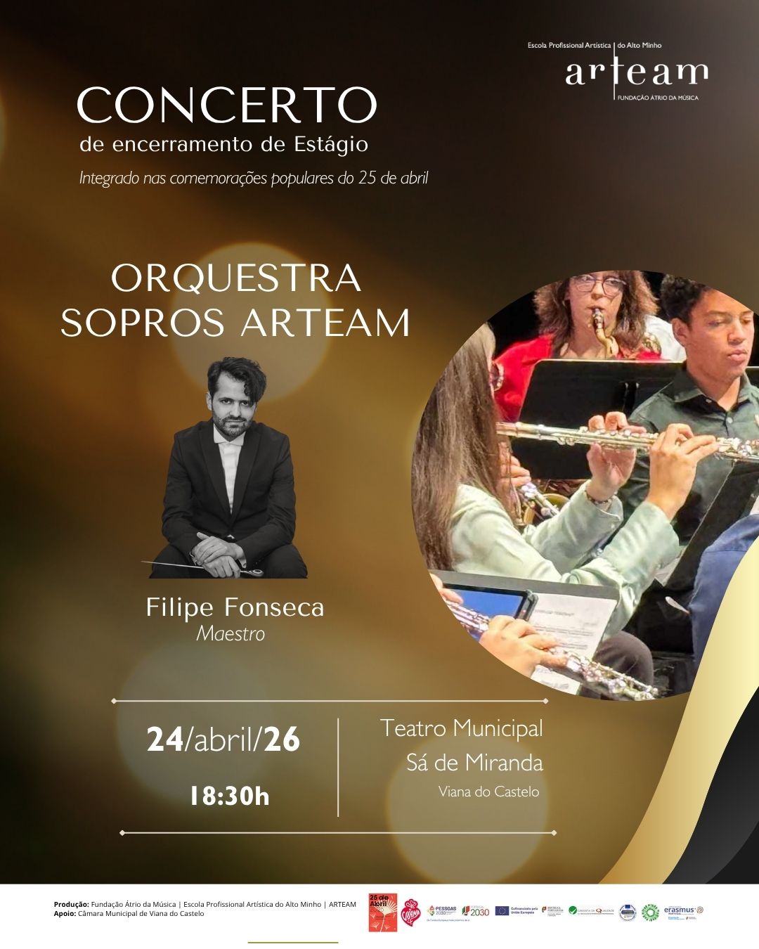 Encerramento de Estágio – Concerto de Abril